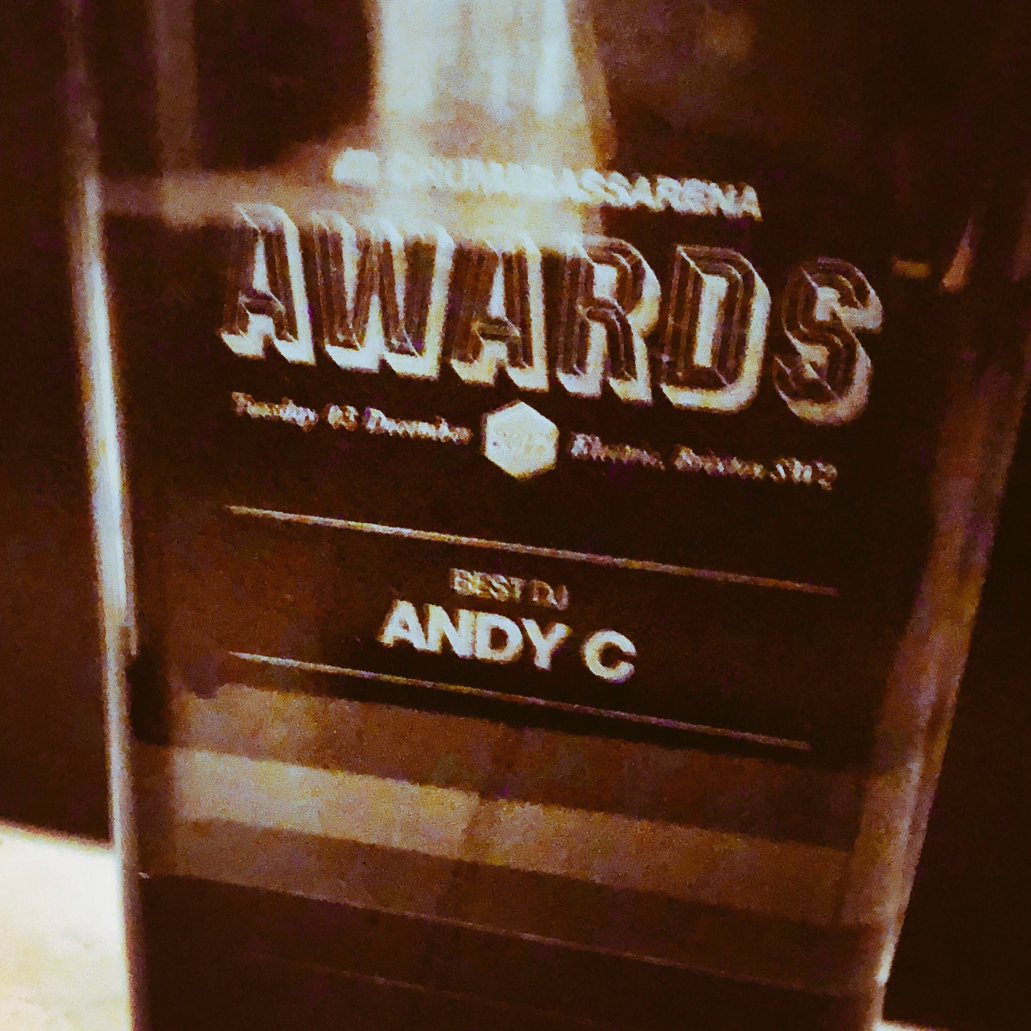Andy C wins Best DJ at the Drum & Bass Arena Awards 2017